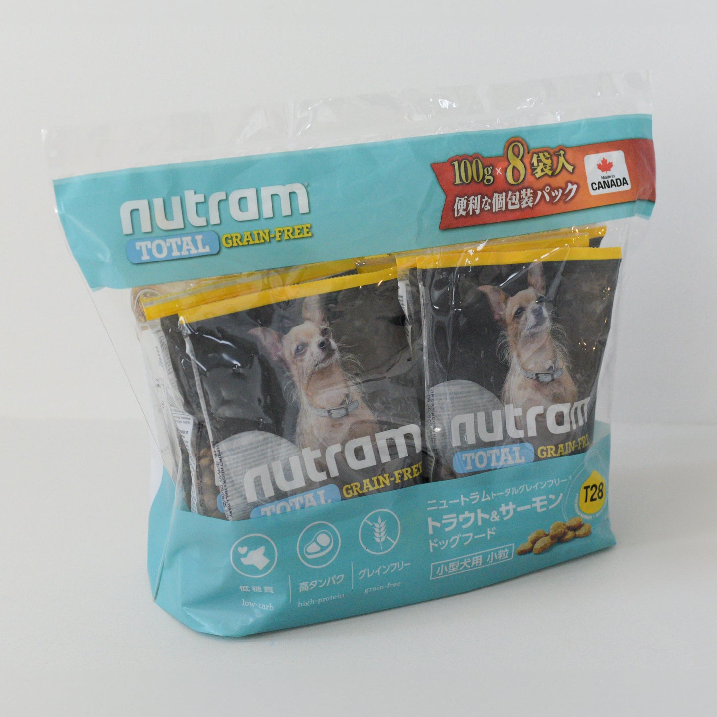 【定期購入】T28 NUTRAM TOTAL GRAIN-FREE®トラウト&サーモン ドッグフード(小型犬用) 小粒