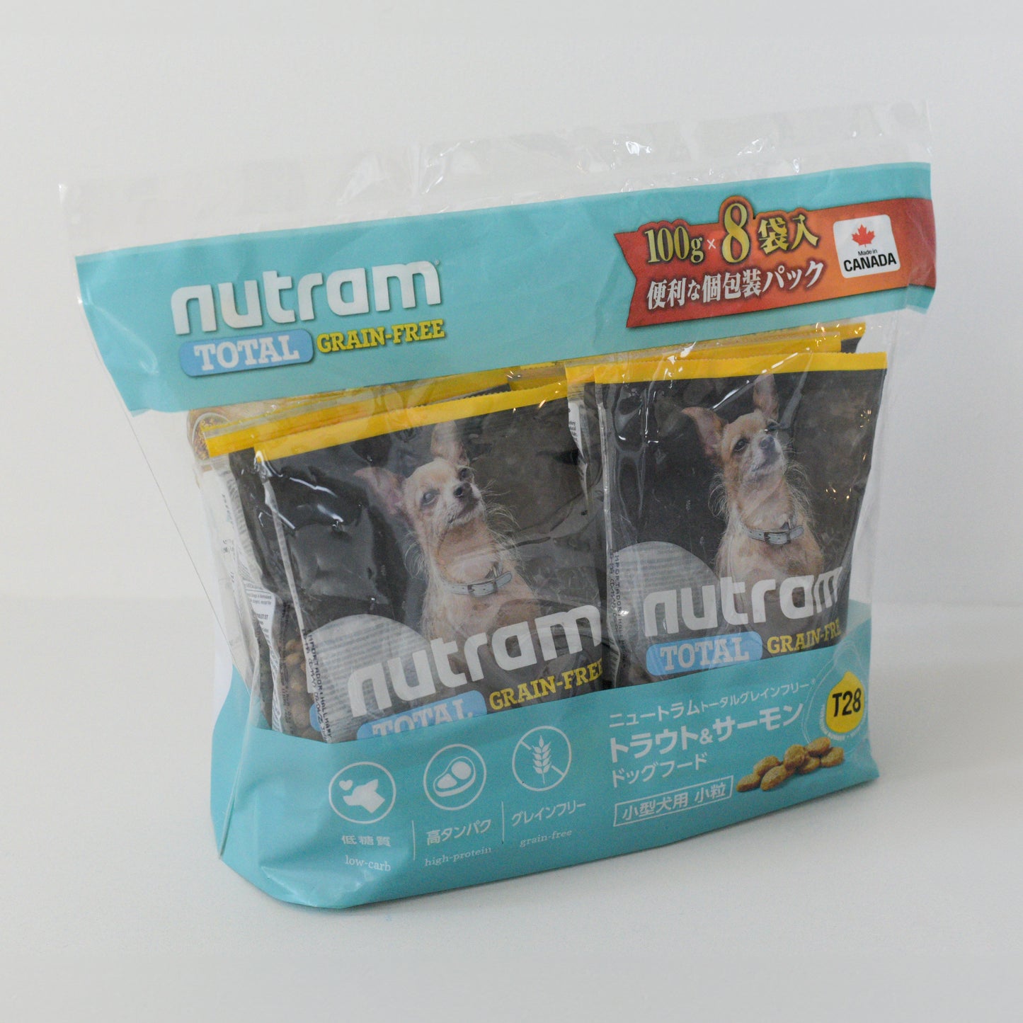 【定期購入】T28 NUTRAM TOTAL GRAIN-FREE®トラウト＆サーモン ドッグフード（小型犬用） 小粒