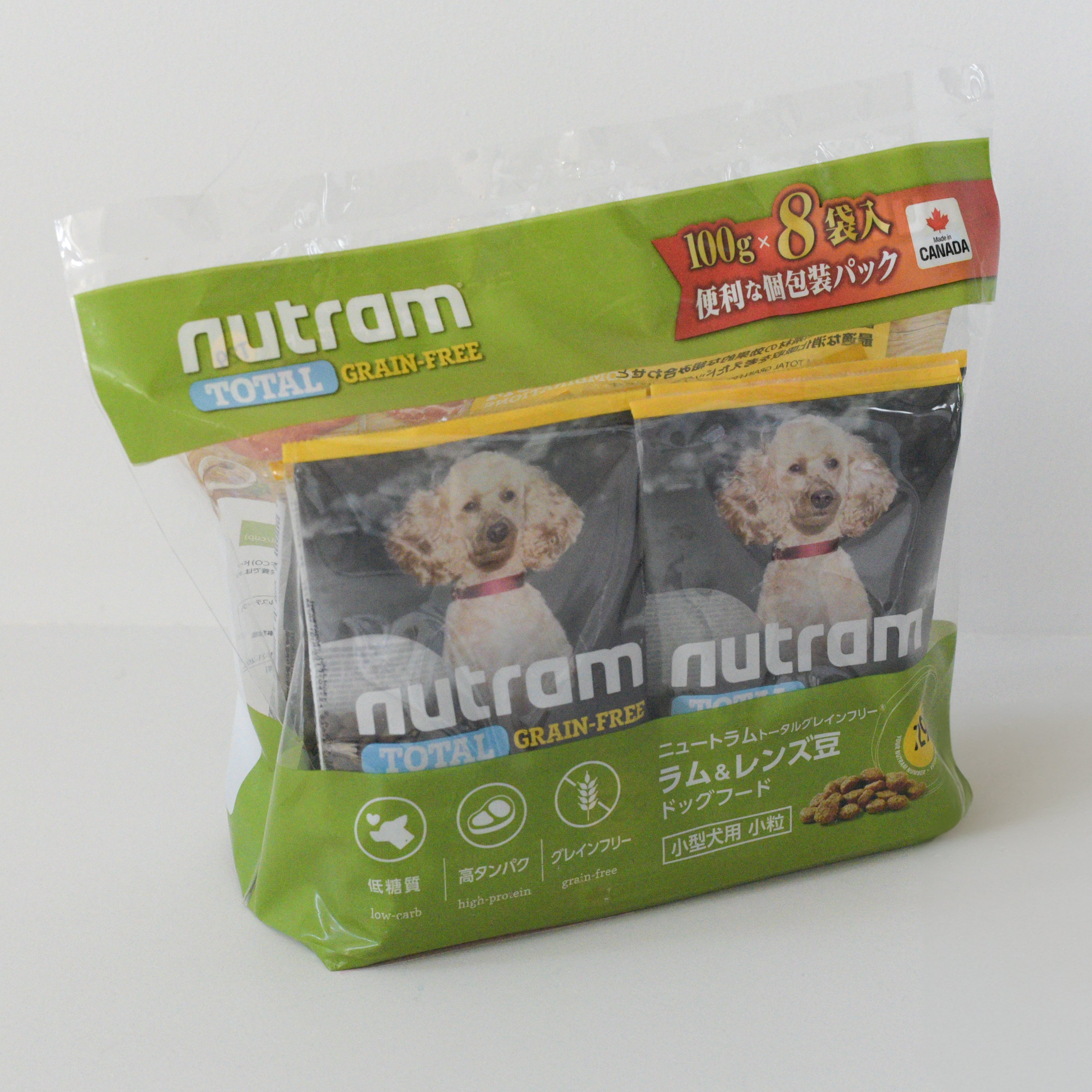 【定期購入】T29 NUTRAM TOTAL GRAIN-FREE®ラム＆レンズ豆 ドッグフード（小型犬用） 小粒